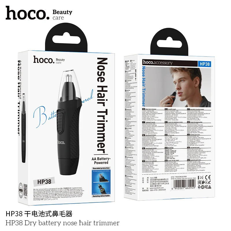  DRY BATTERY NOSE HAIR TRIMMER HOCO HP38 